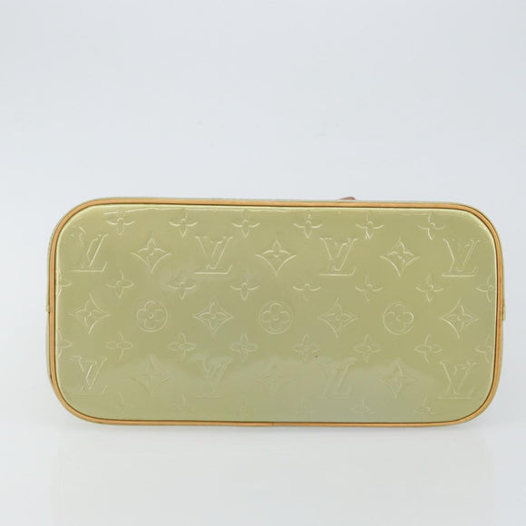 LOUIS VUITTON Monogram Vernis Houston Hand Bag Gris M91053 LV Auth 144763