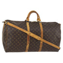 LOUIS VUITTON Monogram Keepall Bandouliere 60 Boston Bag M41412 LV Auth 144769-1