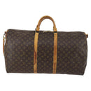 LOUIS VUITTON Monogram Keepall Bandouliere 60 Boston Bag M41412 LV Auth 144769-13