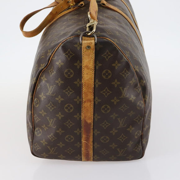 LOUIS VUITTON Monogram Keepall Bandouliere 60 Boston Bag M41412 LV Auth 144769