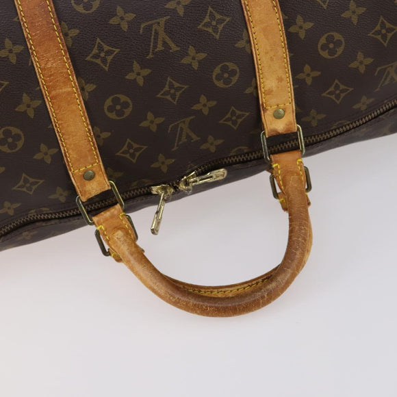 LOUIS VUITTON Monogram Keepall Bandouliere 60 Boston Bag M41412 LV Auth 144769