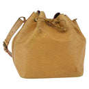 LOUIS VUITTON Epi Petit Noe Shoulder Bag Yellow M44109 LV Auth 144770-1