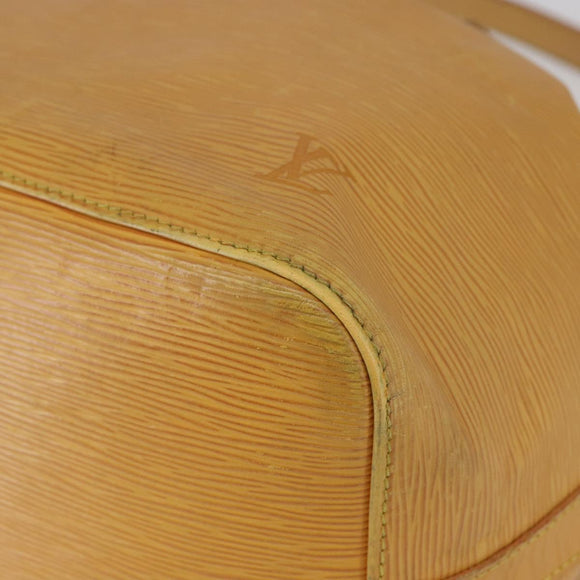 LOUIS VUITTON Epi Petit Noe Shoulder Bag Yellow M44109 LV Auth 144770