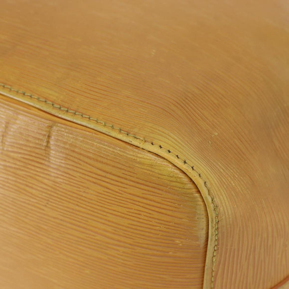 LOUIS VUITTON Epi Petit Noe Shoulder Bag Yellow M44109 LV Auth 144770