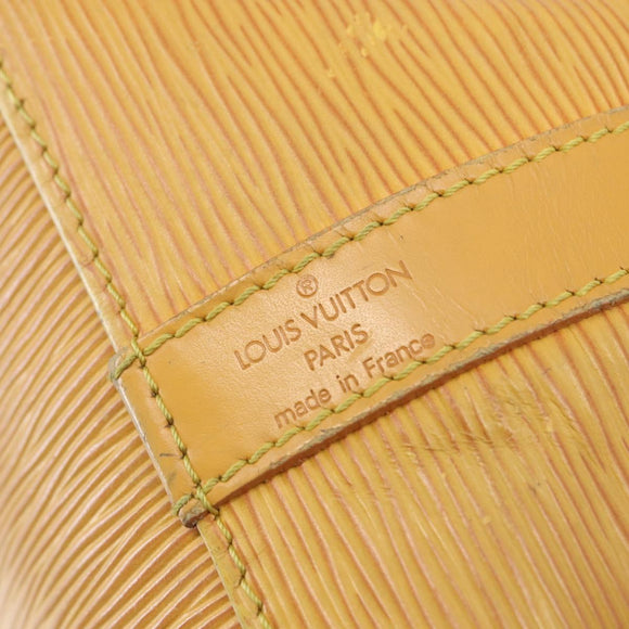 LOUIS VUITTON Epi Petit Noe Shoulder Bag Yellow M44109 LV Auth 144770