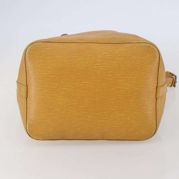 LOUIS VUITTON Epi Petit Noe Shoulder Bag Yellow M44109 LV Auth 144770