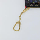 LOUIS VUITTON Multicolor Pochette ClesNM Coin Purse Black M60279 LV Auth 144771-8