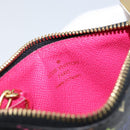 LOUIS VUITTON Multicolor Pochette ClesNM Coin Purse Black M60279 LV Auth 144771-17