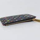 LOUIS VUITTON Multicolor Pochette ClesNM Coin Purse Black M60279 LV Auth 144771-5