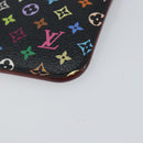 LOUIS VUITTON Multicolor Pochette ClesNM Coin Purse Black M60279 LV Auth 144771-7