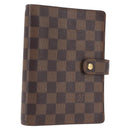 LOUIS VUITTON Damier Ebene Agenda MM Day Planner Cover R20240 LV Auth 144772-1