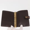 LOUIS VUITTON Damier Ebene Agenda MM Day Planner Cover R20240 LV Auth 144772-13