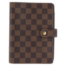 LOUIS VUITTON Damier Ebene Agenda MM Day Planner Cover R20240 LV Auth 144772-2
