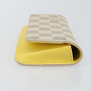 LOUIS VUITTON Damier Azur Etui Lunette Woody Glasses Case GI0388 LV Auth 144773-4