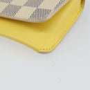 LOUIS VUITTON Damier Azur Etui Lunette Woody Glasses Case GI0388 LV Auth 144773-8