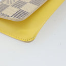 LOUIS VUITTON Damier Azur Etui Lunette Woody Glasses Case GI0388 LV Auth 144773-9