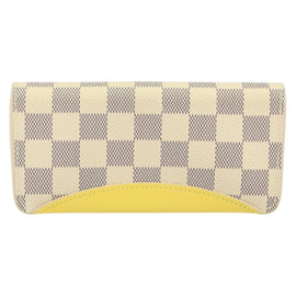 LOUIS VUITTON Damier Azur Etui Lunette Woody Glasses Case GI0388 LV Auth 144774 - 0