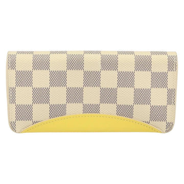 LOUIS VUITTON Damier Azur Etui Lunette Woody Glasses Case GI0388 LV Auth 144774 - 0