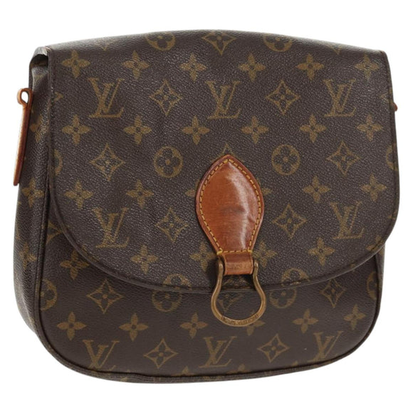 LOUIS VUITTON Monogram Saint Cloud GM Shoulder Bag M51242 LV Auth 144776