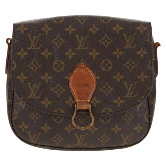 LOUIS VUITTON Monogram Saint Cloud GM Shoulder Bag M51242 LV Auth 144776