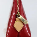 LOUIS VUITTON Vernis Rayure Pochette Cosmetic Pomme D'amour M91721 Auth 144780-8