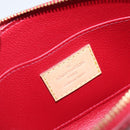 LOUIS VUITTON Vernis Rayure Pochette Cosmetic Pomme D'amour M91721 Auth 144780-17