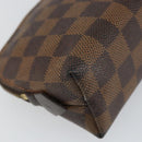 LOUIS VUITTON Damier Ebene Pochette Cosmetic PM Pouch N47516 LV Auth 144781-16