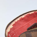 LOUIS VUITTON Damier Ebene Pochette Cosmetic PM Pouch N47516 LV Auth 144781-9