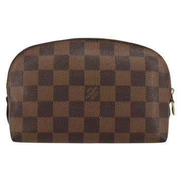 LOUIS VUITTON Damier Ebene Pochette Cosmetic PM Pouch N47516 LV Auth 144781 - 0
