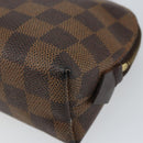 LOUIS VUITTON Damier Ebene Pochette Cosmetic PM Pouch N47516 LV Auth 144781-7