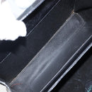 CELINE Hand Bag Leather Black Gold Auth 144782-20