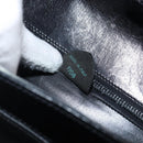 CELINE Hand Bag Leather Black Gold Auth 144782-21