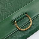 LOUIS VUITTON Epi Jena Clutch Bag Green M52724 LV Auth 144783-8