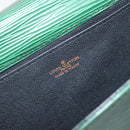 LOUIS VUITTON Epi Jena Clutch Bag Green M52724 LV Auth 144783-17