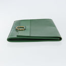 LOUIS VUITTON Epi Jena Clutch Bag Green M52724 LV Auth 144783-3