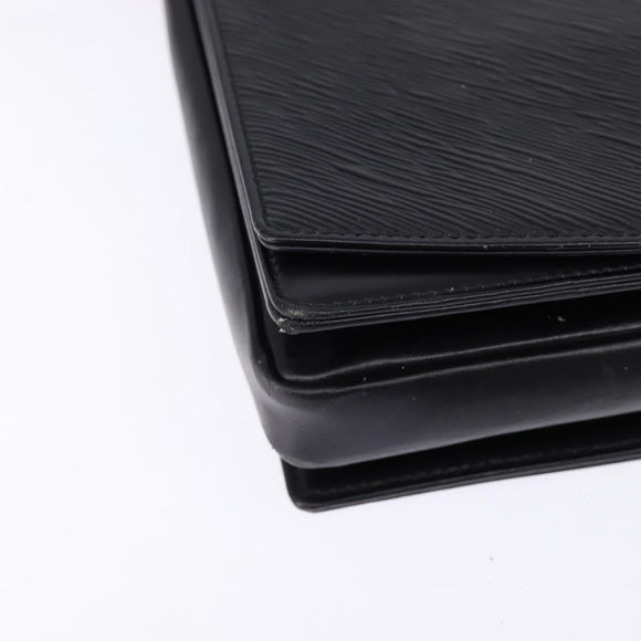 LOUIS VUITTON Opera line Rhodes Shoulder Bag Leather Black M63912 LV Auth 144784