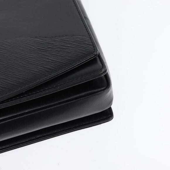 LOUIS VUITTON Opera line Rhodes Shoulder Bag Leather Black M63912 LV Auth 144784