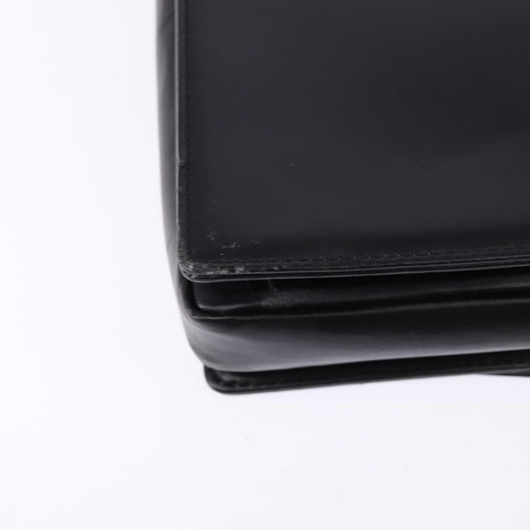 LOUIS VUITTON Opera line Rhodes Shoulder Bag Leather Black M63912 LV Auth 144784