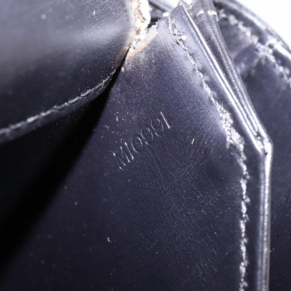 LOUIS VUITTON Opera line Rhodes Shoulder Bag Leather Black M63912 LV Auth 144784