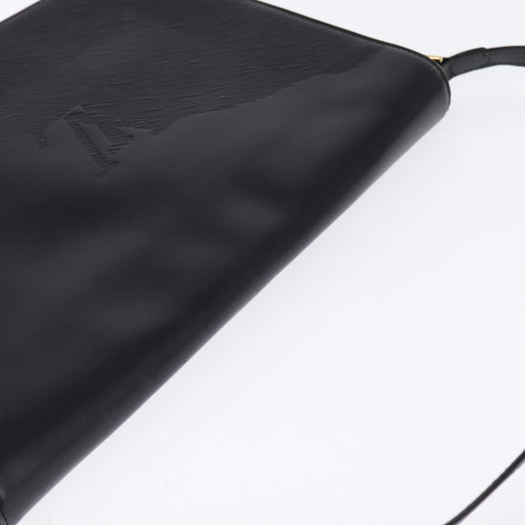 LOUIS VUITTON Opera line Rhodes Shoulder Bag Leather Black M63912 LV Auth 144784