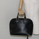 LOUIS VUITTON Epi Alma Hand Bag Black M52142 LV Auth 144790-22