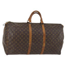 LOUIS VUITTON Monogram Keepall Bandouliere 60 Boston Bag M41412 LV Auth 144792-1
