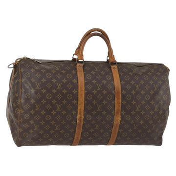 LOUIS VUITTON Monogram Keepall Bandouliere 60 Boston Bag M41412 LV Auth 144792