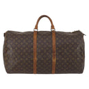 LOUIS VUITTON Monogram Keepall Bandouliere 60 Boston Bag M41412 LV Auth 144792-2