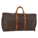 LOUIS VUITTON Monogram Keepall Bandouliere 60 Boston Bag M41412 LV Auth 144793-1