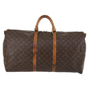 LOUIS VUITTON Monogram Keepall Bandouliere 60 Boston Bag M41412 LV Auth 144793-13