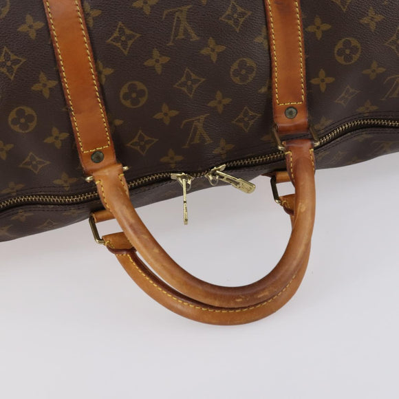 LOUIS VUITTON Monogram Keepall Bandouliere 60 Boston Bag M41412 LV Auth 144793
