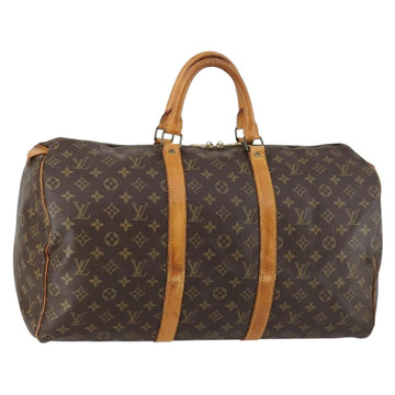 LOUIS VUITTON Monogram Keepall 50 Boston Bag M41426 LV Auth 144796
