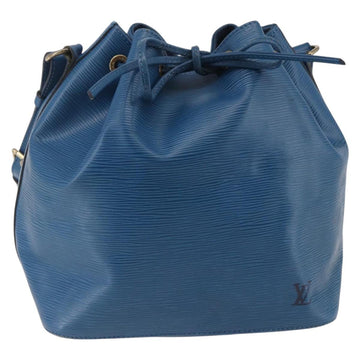 LOUIS VUITTON Epi Petit Noe Shoulder Bag Blue M44105 LV Auth 144801
