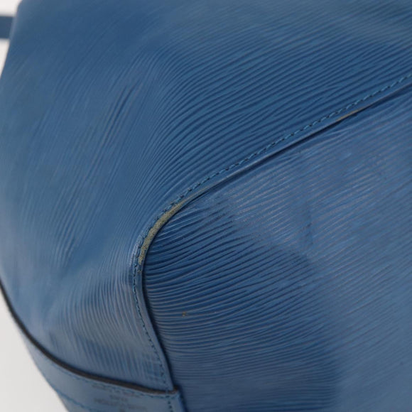 LOUIS VUITTON Epi Petit Noe Shoulder Bag Blue M44105 LV Auth 144801